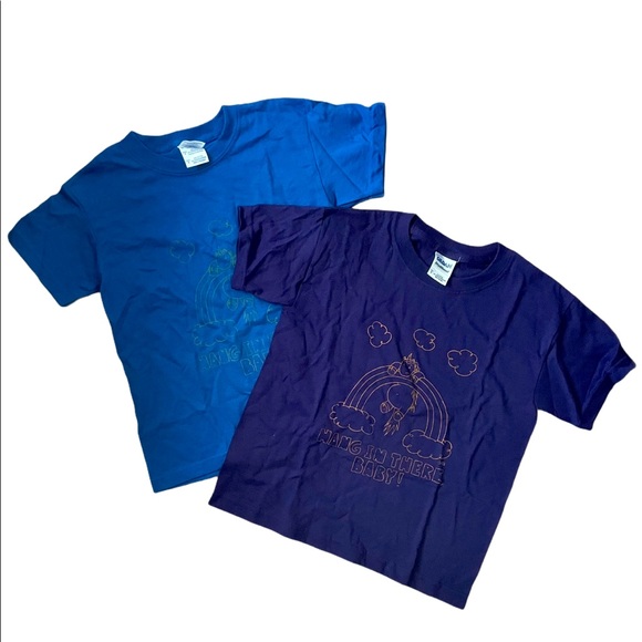 Unicorn “Hang In There Baby” Blue Tee - Youth S - Picture 5 of 5